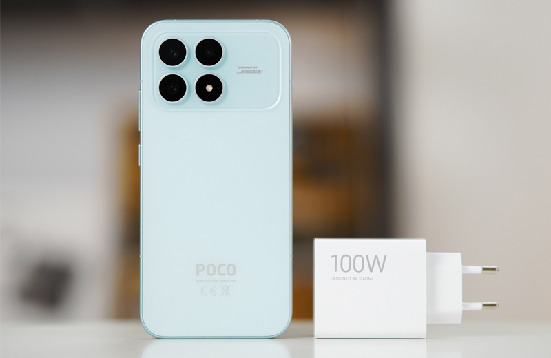 Xiaomi POCO F8 Pro sở hữu viên pin 6210 mAh, sạc nhanh 100W