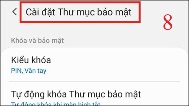 cách khóa ứng dụng trên samsung kiểu khóa