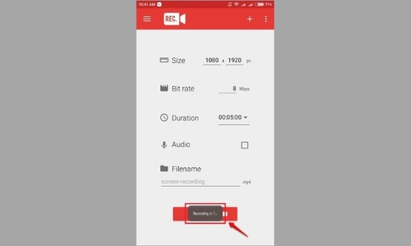 cách quay màn hình samsung quay lại