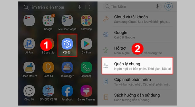 cách reset điện thoại samsung tự cài đặt
