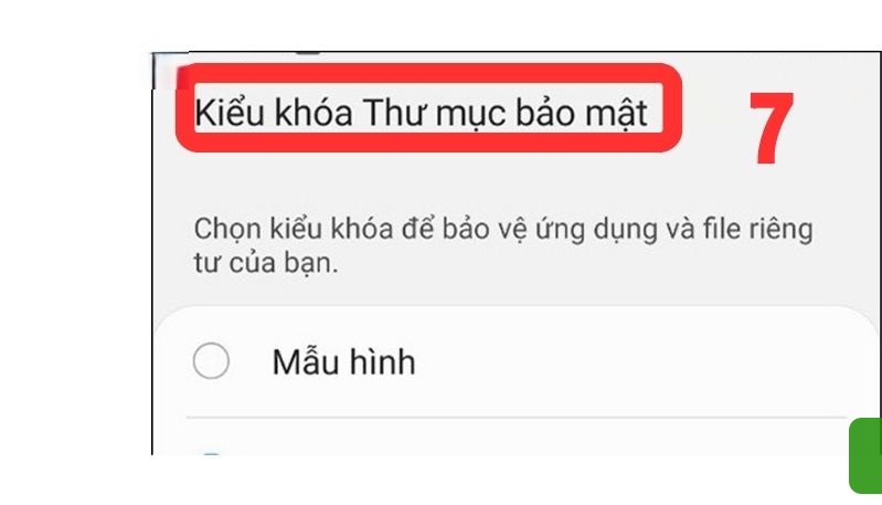 cách đặt mật khẩu ứng dụng trên samsung kiểu khóa thư mục