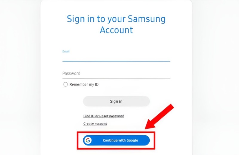 quên mật khẩu điện thoại samsung account