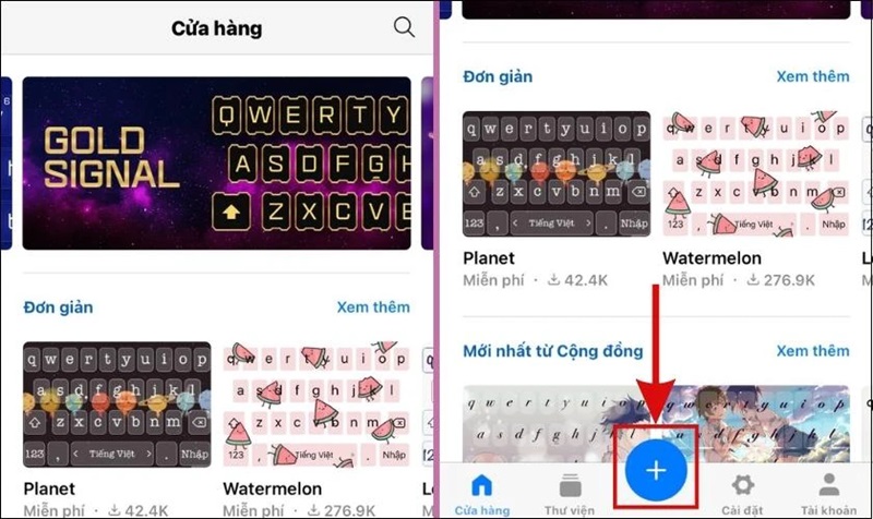 thay đổi bàn phím điện thoại vivo cửa hàng