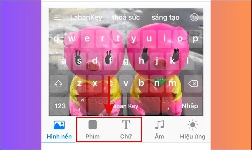 thay đổi bàn phím điện thoại vivo đổi hình nền