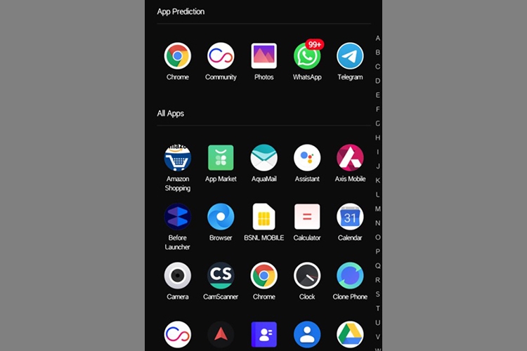 tìm kiếm không gian trò chơi oppo
