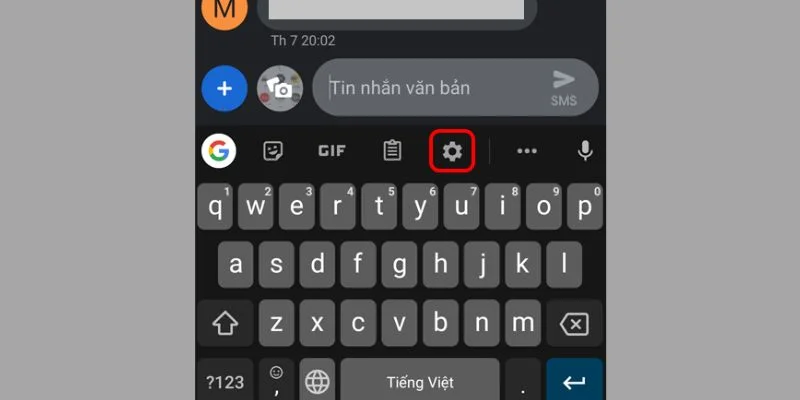cài đặt chủ đề bàn phim ảo xiaomi