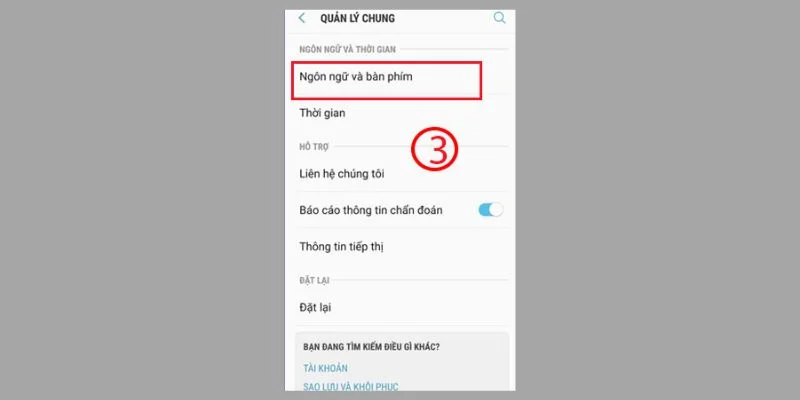 chọn ngôn ngữ để tiên đoán trên xiaomi