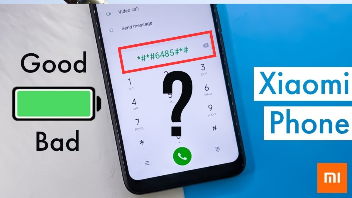 nhập mã kiểm tra độ chai pin Xiaomi 