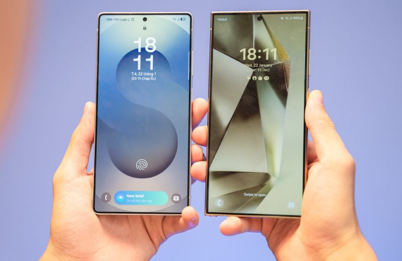 sự khác biệt của samsung s25 ultra vs s23 ultra vs s24 ultra màn hình