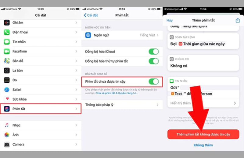 Dùng phím tắt Siri Shortcut để kiểm tra số lần sạc iPhone