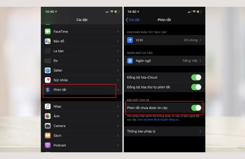 Dùng Shortcuts để kiểm tra số lần sạc pin trên iPhone