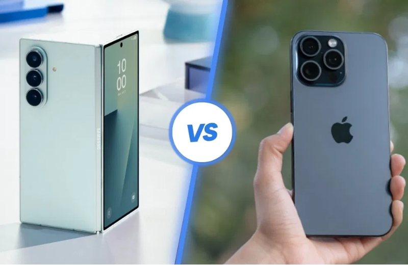 So sánh Samsung Galaxy Z Fold7 vs iPhone 15 Pro Max