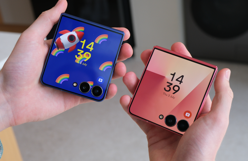 Galaxy Z Flip 7 camera kép 50MP + 12MP