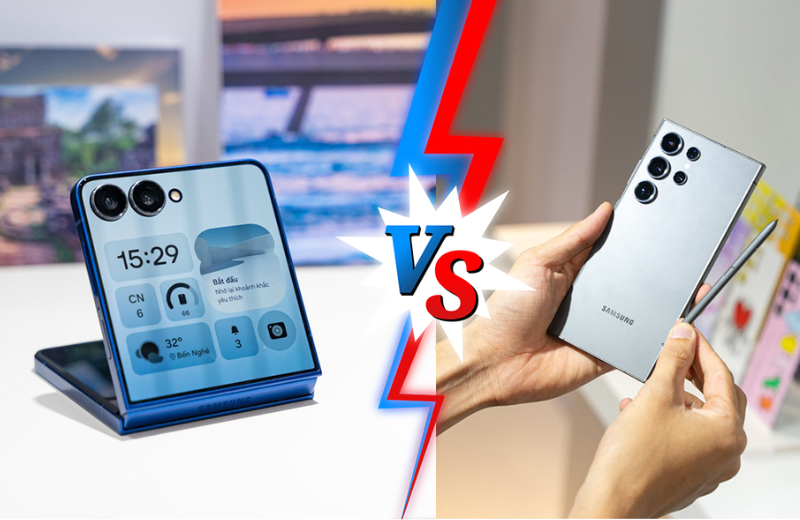So sánh Samsung Galaxy Z Flip7 và S24 Ultra