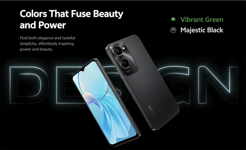 vivo t3 lite 5g bản màu xanh và đen