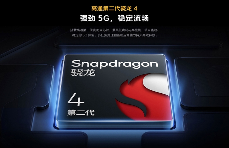 vi xử lý Snapdragon 4 Gen 2 đi kèm RAM LPDDR4X tối đa 8GB