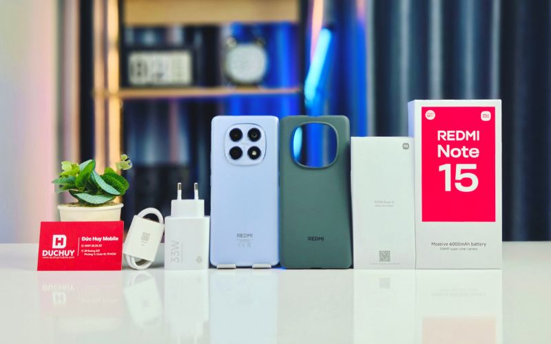 điện thoại giá 5 triệu Xiaomi Redmi Note 15 (6GB | 128GB) Chính Hãng