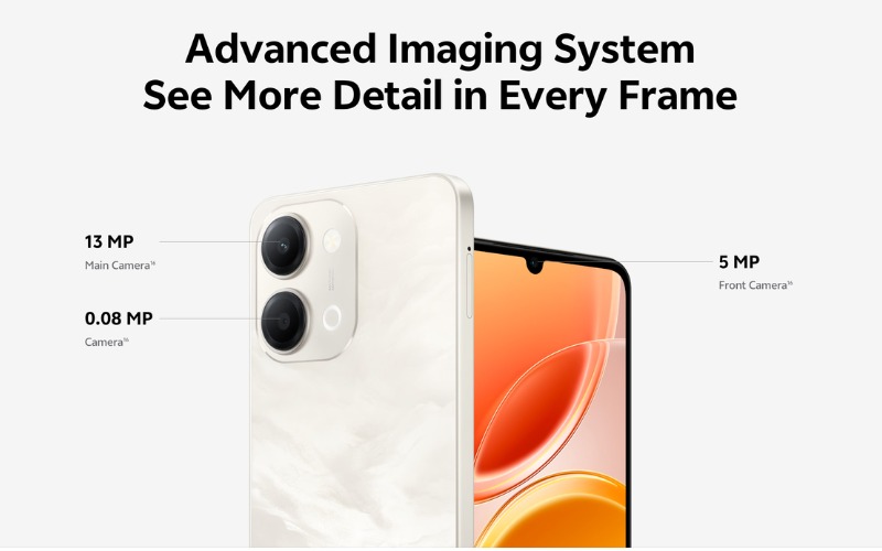 Camera 13 MP bắt nét ổn định