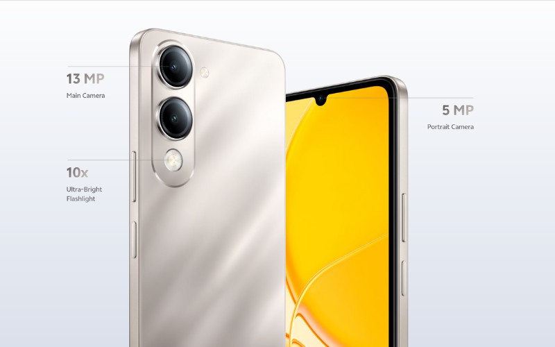 Camera chính 13MP tích hợp AI