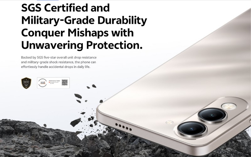 Thiết kế bền bỉ với IP64 và chuẩn quân đội