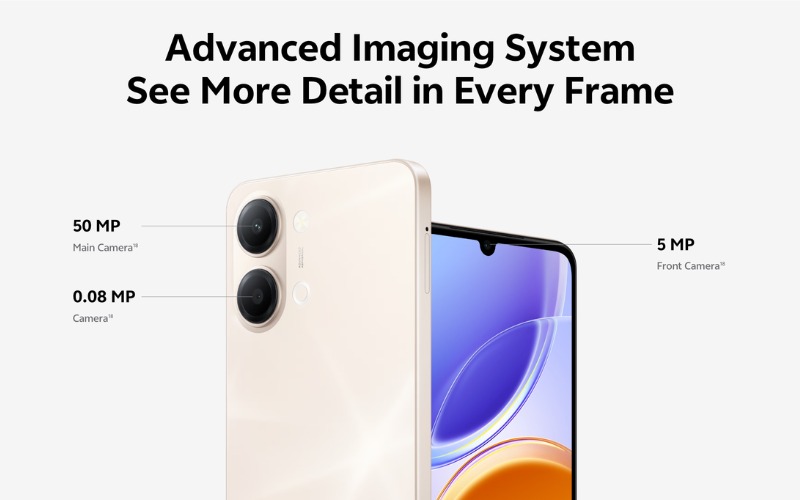 Camera 50 MP bắt nét ổn định và selfie tự nhiên