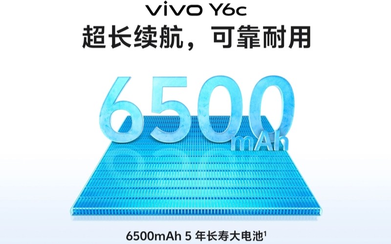 Pin 6500 mAh cùng tính năng sạc ngược có dây