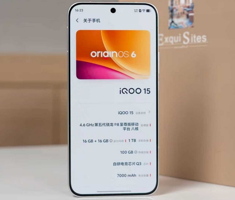iQOO 15 chạy chip Snapdragon 8 Elite Gen 5 mạnh mẽ