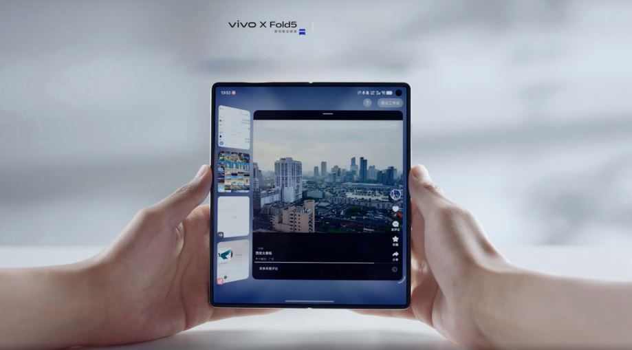 vivo X Fold 5 hỗ trợ chạy đa nhiệm mượt mà
