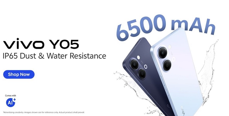 vivo Y05 4G có thiết kế đơn giản