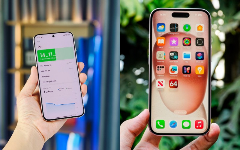 Pin và sạc: Lợi thế nghiêng hẳn về Xiaomi 15T