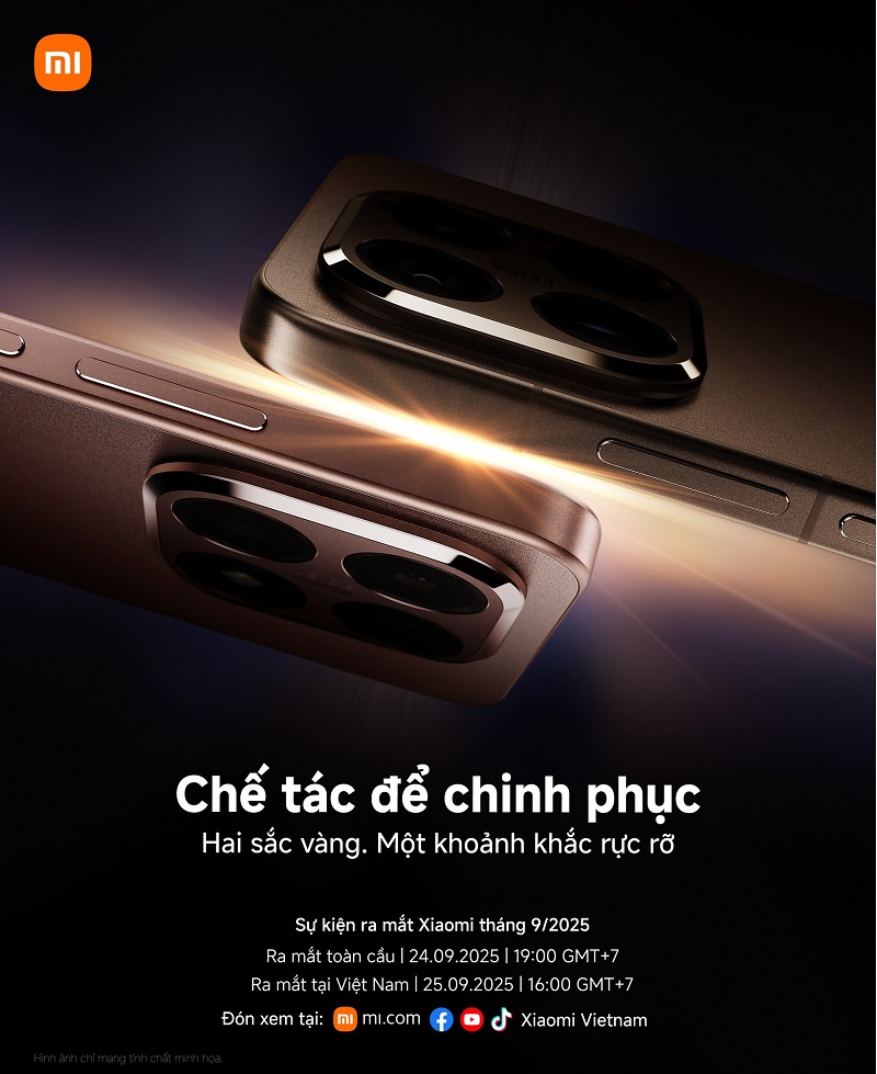 Xiaomi 15T, Xiaomi 15T Pro ra mắt vào ngày 24/09/2025 