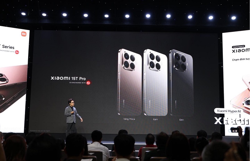 3 màu sắc chính thức của Xiaomi 15T Pro 5G