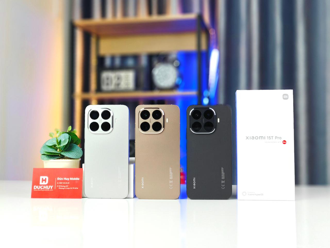 Xiaomi 15T Pro 5G sẵn hàng đủ màu