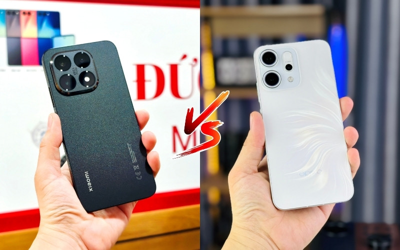 So sánh Xiaomi 15T với OPPO Reno14