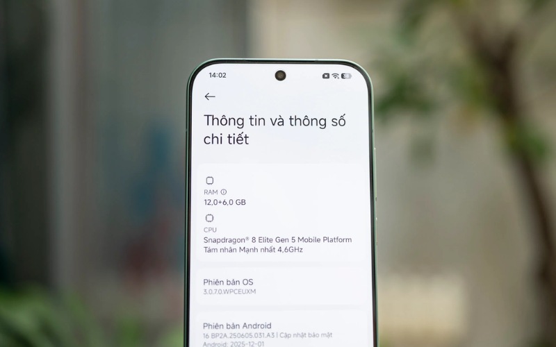 Hiệu năng siêu khủng với Snapdragon 8 Elite Gen 5