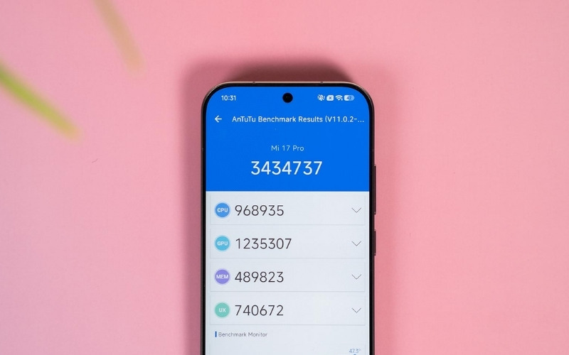 Dung lượng Xiaomi 17 Pro 
