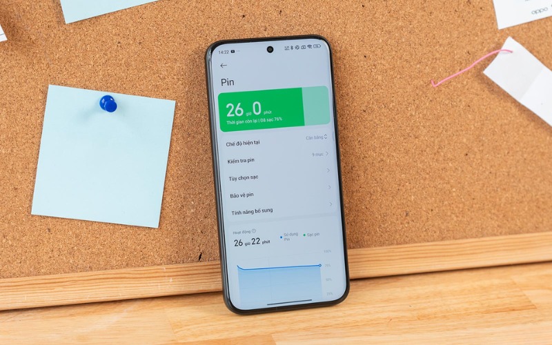 Pin 6500 mAh và sạc 100W