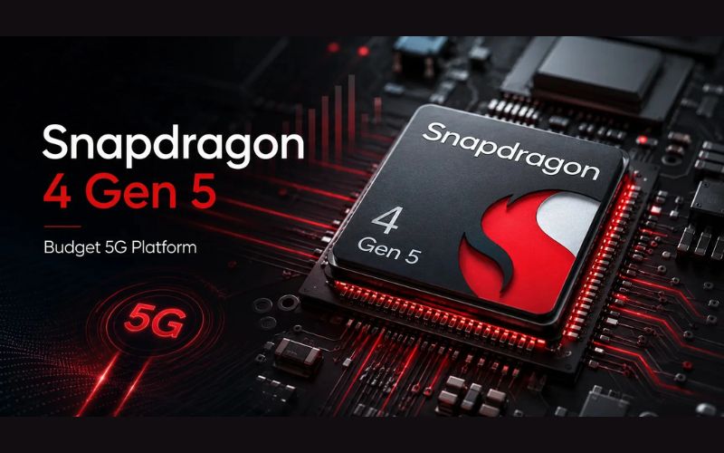Chip Snapdragon 4 Gen 5, RAM đến 8GB mượt mà