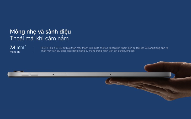Thiết kế nhôm nguyên khối mỏng nhẹ