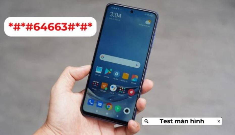 Test màn hình cảm ứng Xiaomi bằng cách nhập mã *#*#64663#*#*