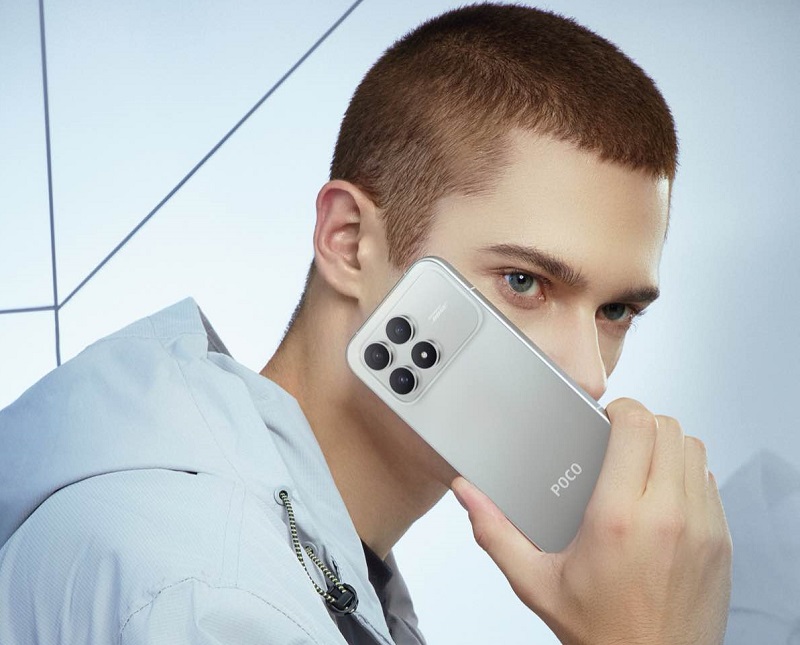 POCO F8 Pro màu Bạc Titan sang trọng