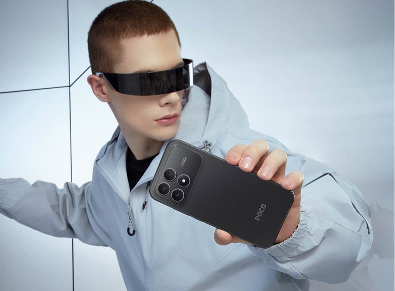 Cận cảnh POCO F8 Pro màu đen