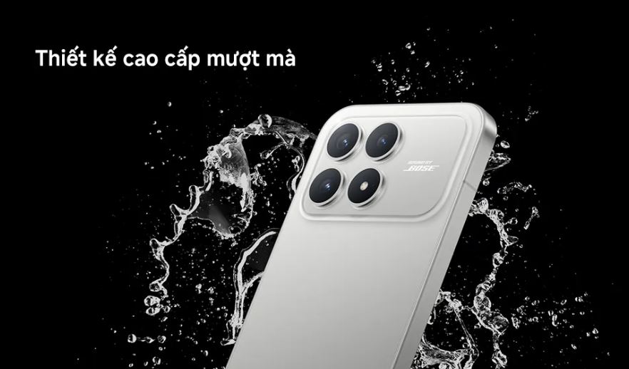 Poco F8 Pro có thiết kế cao cấp 