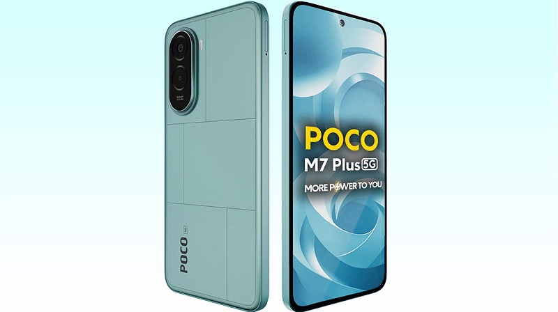 thiết kế POCO M7 Plus 5G trẻ trung