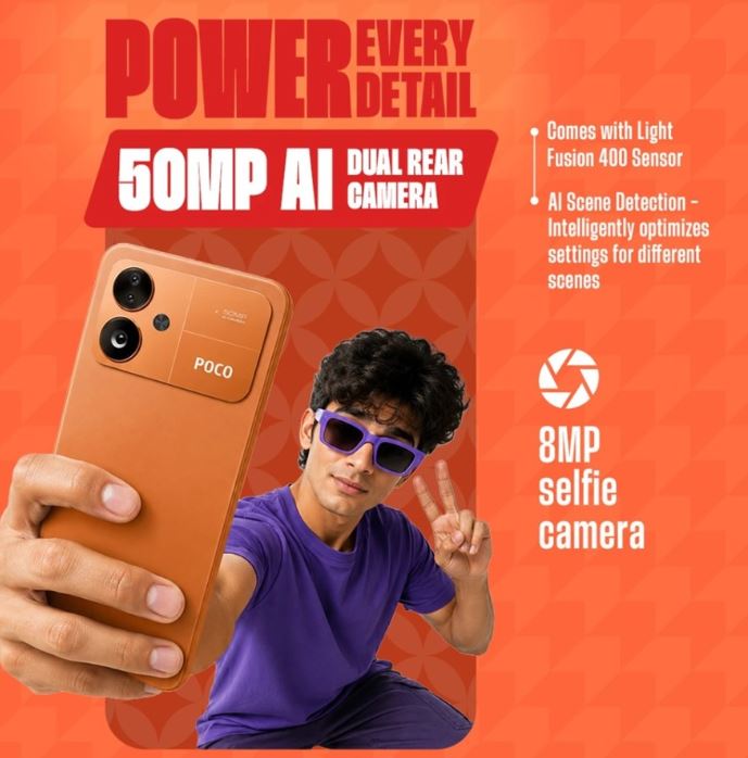 Poco M8 Power có camera chính độ phân giải 50MP