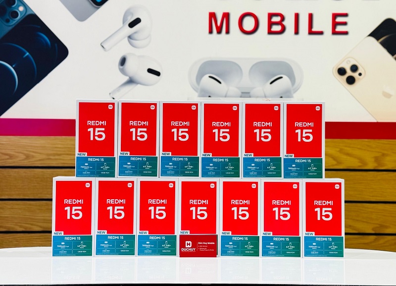 Xiaomi Redmi 15 sẵn số lượng lớn