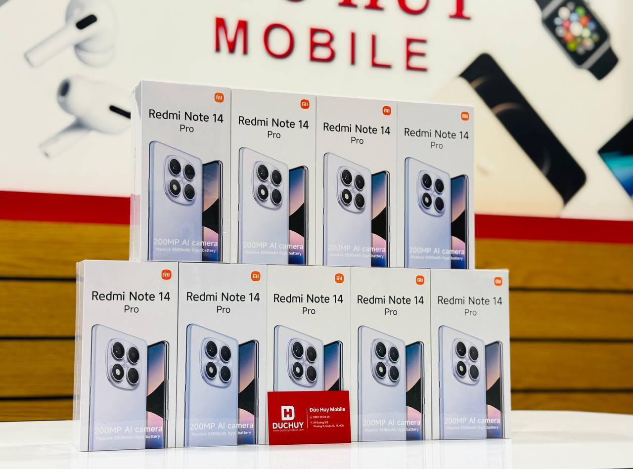 Xiaomi Redmi Note 14 Pro sẵn hàng đủ màu