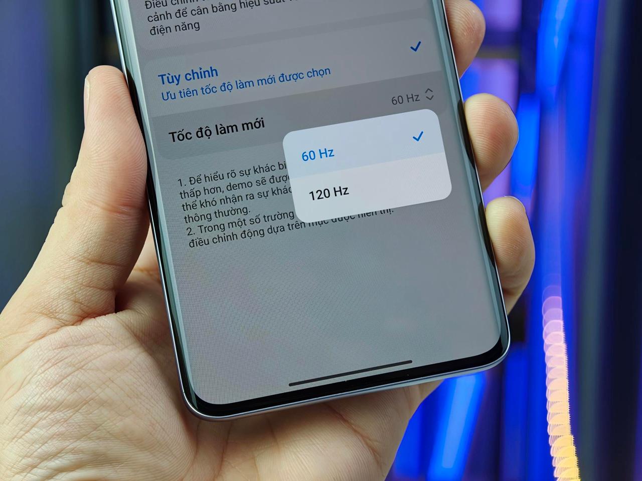 Màn hình Redmi Note 15 5G có tần số quét 120Hz