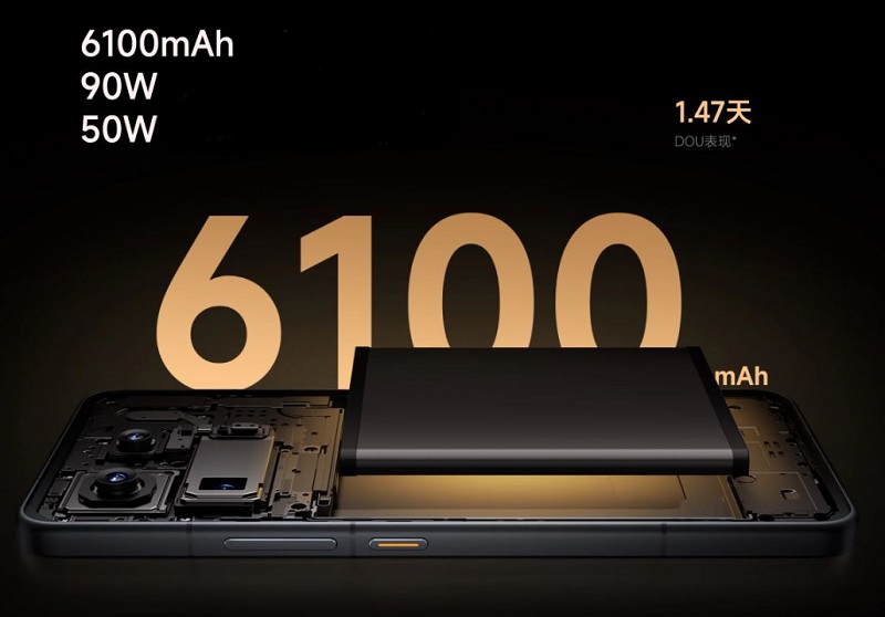 Xiaomi 15S Pro có pin 6100 mAh, sạc nhanh 90W