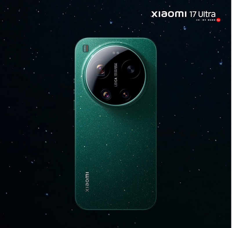 Xiaomi 17 Ultra màu xanh mới
